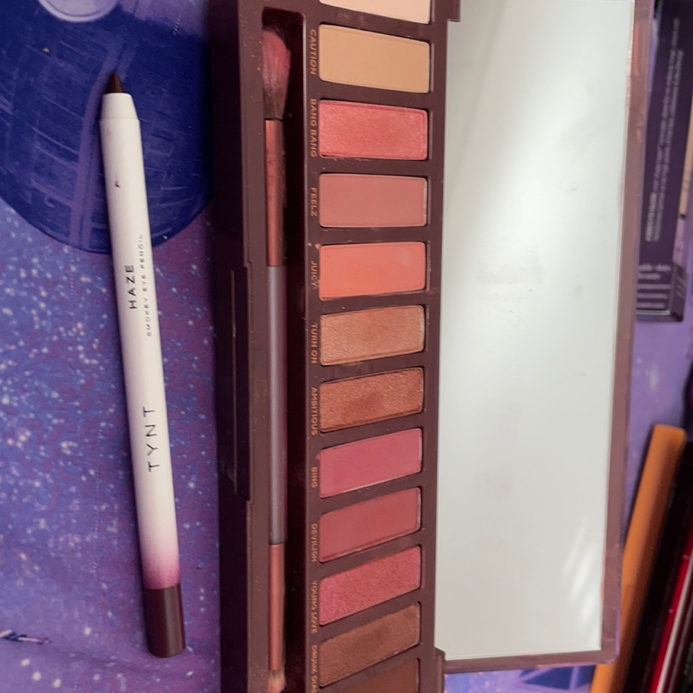 Urban Decay Naked Cherry Palette & Tynt eye pencil